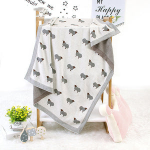 Baby Blanket Knitted Lamb Hug Blanket - Comfort for Your Little One