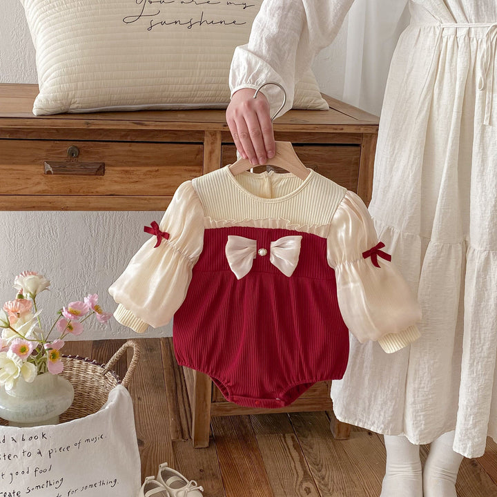 Bow Puff Sleeve Baby Romper: The Perfect Blend of Comfort and Style