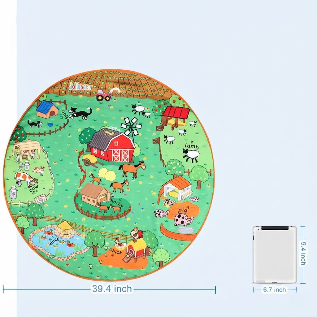 Baby Play Blanket Animal Educational Toy